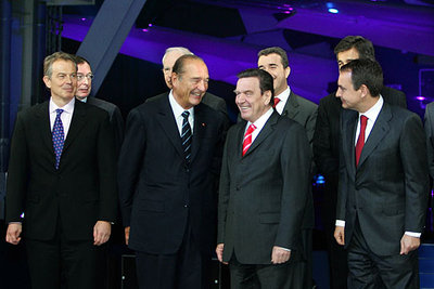 Cuatro líderes europeos presentan el mayor avión de la historia