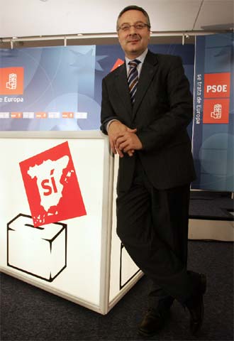 José Blanco, en la presentación de la campaña socialista.