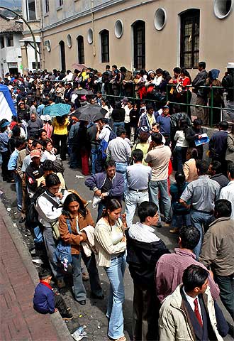 Colas en Quito