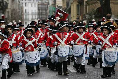 Un ejército de pequeños tamborreros