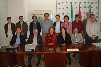 Reunión en la UEx sobre convergencia europea del Grupo 9