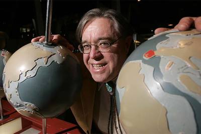 David J. Stevenson, durante su reciente estancia en Barcelona.