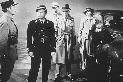 Una imagen de  Casablanca,  de Michael Curtiz.