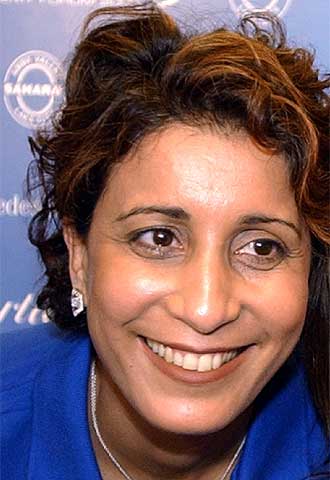 Nawal el Moutawakel, en 2003.