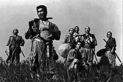 En primer plano el actor Toshiro Mifune en una escena de 'Los siete samuráis', de Akira Kurosawa.