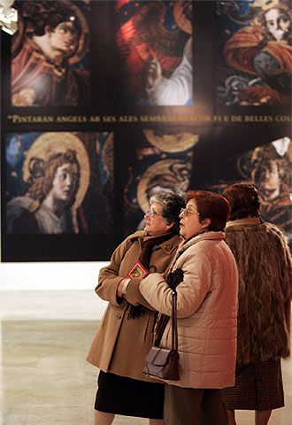 Los frescos de la Catedral dejan Valencia por Bruselas