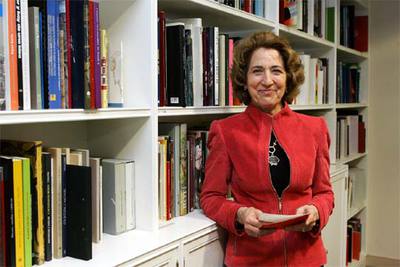 Carmen Iglesias, en la sede de la Fundación Santander Central Hispano.