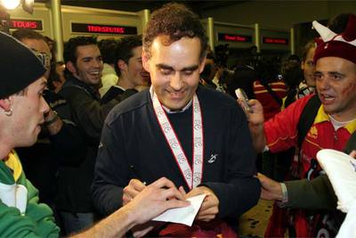 ACLAMADOS EN BARAJAS.
