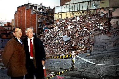 Visita a la zona de los socavones