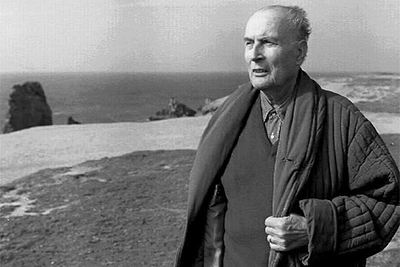 François Mitterrand, durante unas vacaciones en Bretaña en el año 1994.