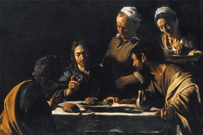 'La cena en Emaús' de Caravaggio.