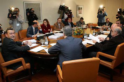 Reunión de la Mesa y la Junta de Portavoces de la comisión parlamentaria del 11-M.