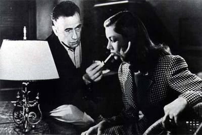 Humphrey Bogart y Lauren Bacall, en una imagen de  Tener y no tener. 