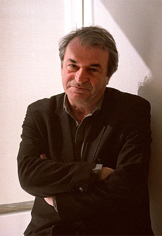 Olivier Rolin, retratado en Barcelona.