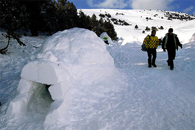 Iglús en La Molina