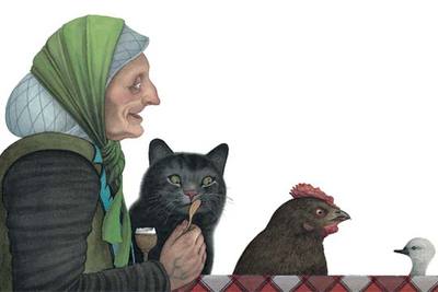 Ilustración de Nikolaus Heidelbach para  El patito feo,  de Hans Christian Andersen.