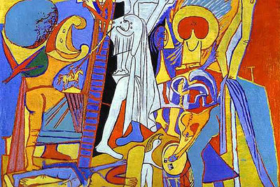  La crucifixión  (1930), de Picasso.