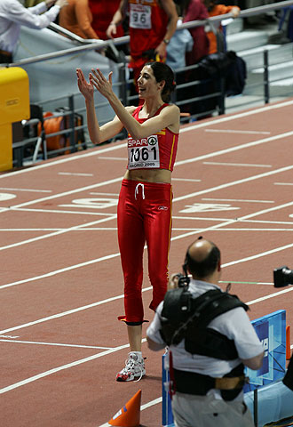 Carlota Castrejana, el domingo.