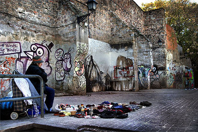 Pobreza en el corazón del Raval