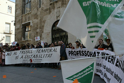 Contra la precariedad de los interinos