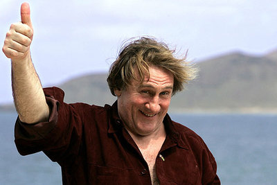 Gérad Depardieu, ayer en Las Palmas de Gran Canaria.