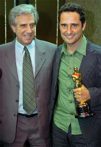 Drexler, con el presidente de Uruguay