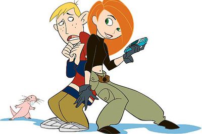 Dibujo de  Kim Possible,  que emite TVE-1.