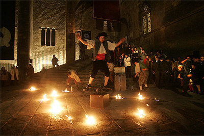Festivo reencuentro de Don Quijote con Barcelona