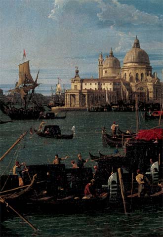 Detalle de la  Vista del muelle hacia el oeste. 