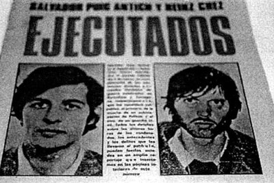 Página del periódico 'El Caso', de marzo de 1974, que da cuenta de las ejecuciones de Puig Antich y Heinz Ches.