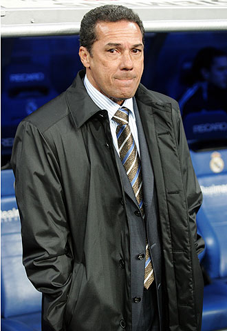 Vanderlei Luxemburgo, en el banquillo.