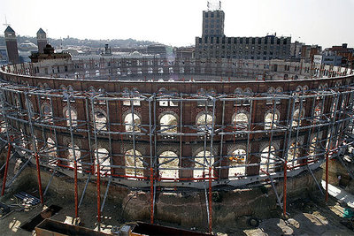 La plaza de las Arenas, desnuda