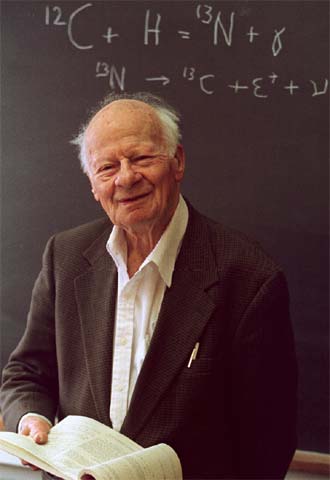 Hans Bethe, en 1996.