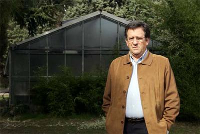 Gregorio Montero, en la finca del Instituto Nacional de Investigaciones Agrarias.