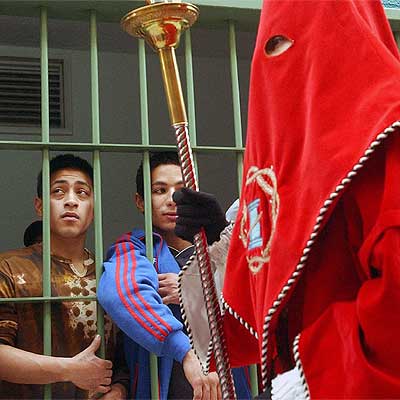 Procesión de presos en Picassent