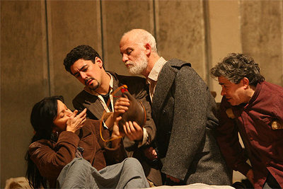 Un ensayo de 'Romance de lobos'.