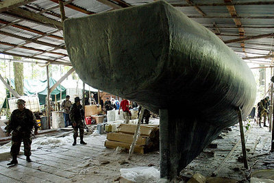 Un submarino para transportar cocaína