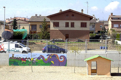 El domicilio de Antonio D. M. en Gurb, donde almacenaba los explosivos.