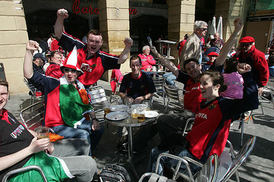 San Sebastián vive el triunfo, por un día, del rugby sobre el fútbol