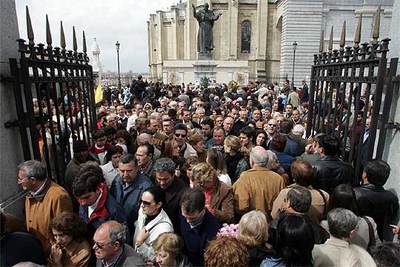EL ADIÓS DE MADRID AL PAPA.
