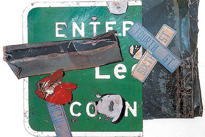 'Le Coon Glut' (1986), de Robert Rauschenberg.