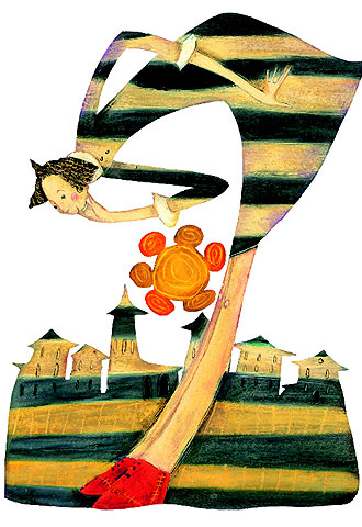 Ilustración de María Jesús Santos para el libro 'Cuentos de Hans Christian Andersen' (Edelvives).