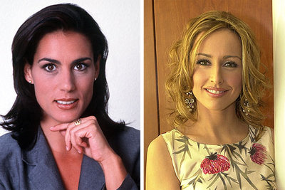 De izquierda a la derecha, Alicia Senovilla ( La buena onda de la tarde , Antena 3) y Emma García ( A tu lado , Tele 5).