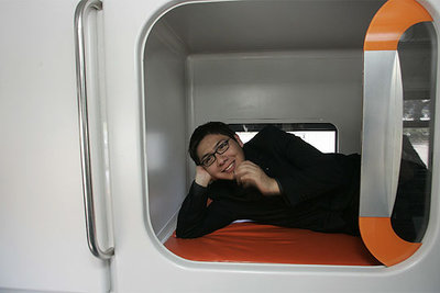 Un autobús para dormir en caso de emergencia