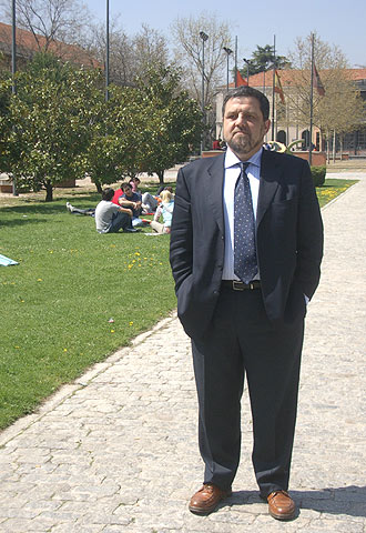 Fernando Mariño, en la Universidad Carlos III de Madrid.