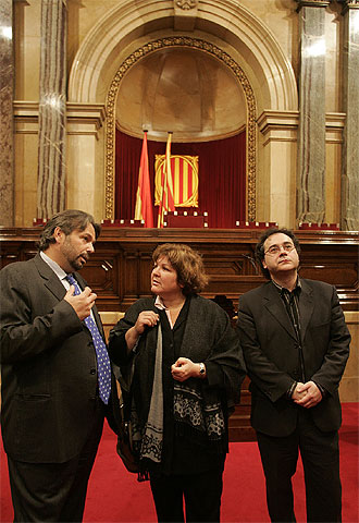 La hija del Che, en el Parlament