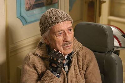 José Luis López Vázquez, durante el rodaje de  Cuba-Libre. 