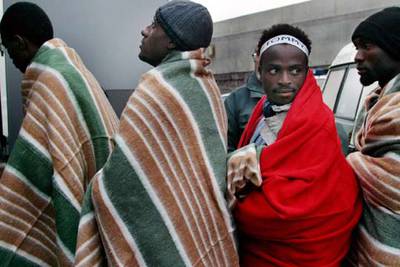 Detención de inmigrantes ilegales