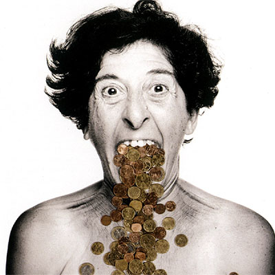 'Eurorretrato' (2001), imagen de la serie 'El libro de las cabezas', de Esther Ferrer.