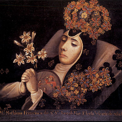 'Sor Matiana Francisca del Señor San José', óleo anónimo de la muestra 'Monjas coronadas'.